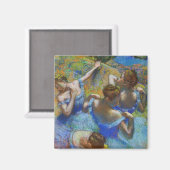 Edgar Degas - Blue Dancers Magnet (Vorderseite/Rückseite)