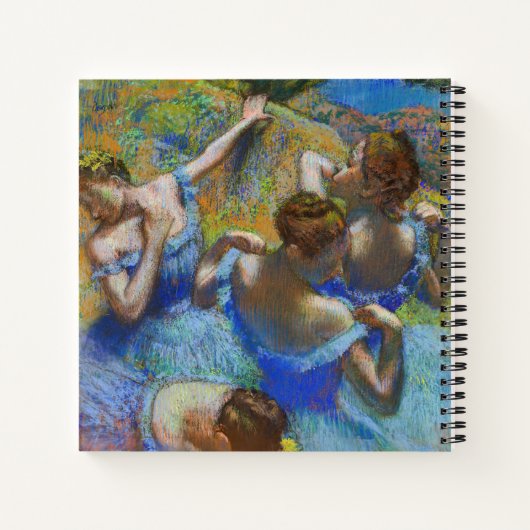 Edgar Degas - Blue Dancers Notizblock (Rückseite)