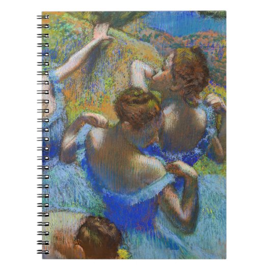 Edgar Degas - Blue Dancers Notizblock (Vorderseite)