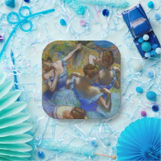 Edgar Degas - Blue Dancers Pappteller (Party)