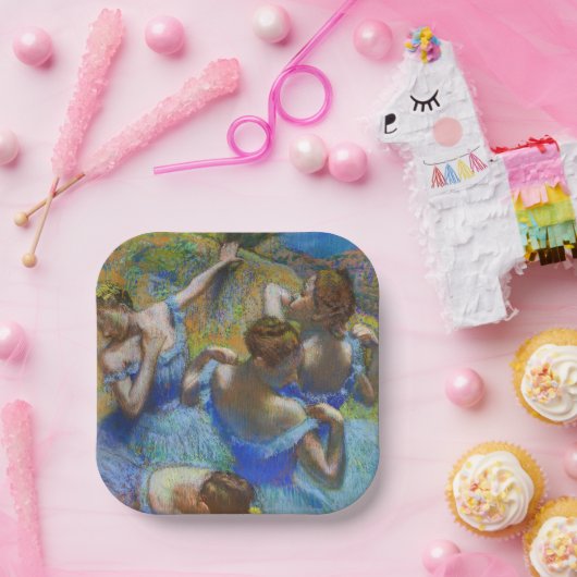 Edgar Degas - Blue Dancers Pappteller (Party)