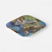 Edgar Degas - Blue Dancers Pappteller (Gewinkelt)