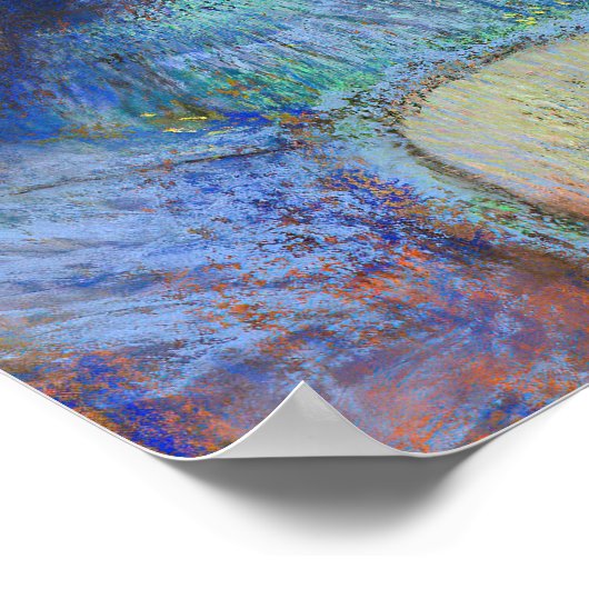 Edgar Degas - Blue Dancers Poster (Ecke)