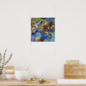 Edgar Degas - Blue Dancers Poster (Küche)