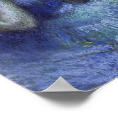 Edgar Degas - Blue Dancers Poster (Ecke)