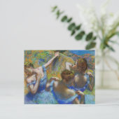 Edgar Degas - Blue Dancers Postkarte (Stehend Vorderseite)