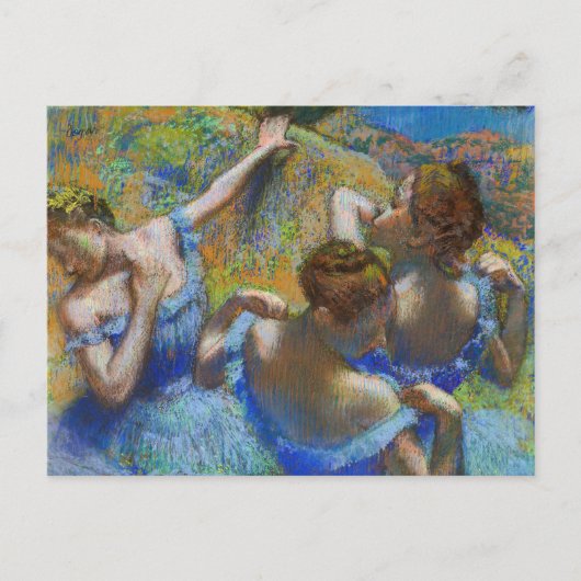 Edgar Degas - Blue Dancers Postkarte (Vorderseite)