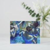 Edgar Degas - Blue Dancers Postkarte (Stehend Vorderseite)