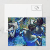 Edgar Degas - Blue Dancers Postkarte (Vorne/Hinten)