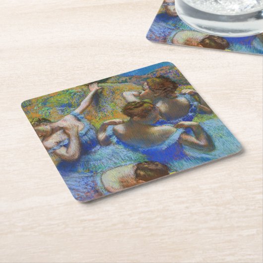 Edgar Degas - Blue Dancers Rechteckiger Pappuntersetzer (angewinkelt)