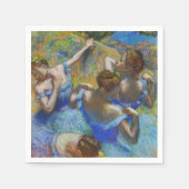 Edgar Degas - Blue Dancers Serviette (Vorderseite)