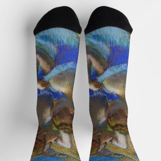 Edgar Degas - Blue Dancers Socken (Oben)