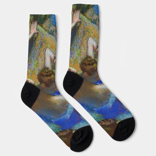 Edgar Degas - Blue Dancers Socken (Rechts)
