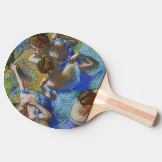 Edgar Degas - Blue Dancers Tischtennis Schläger (Seitenansicht)