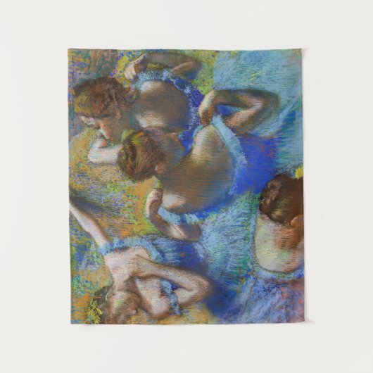 Edgar Degas - Blue Dancers Wandteppich (Vorderseite)