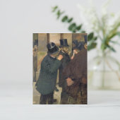 Edgar Degas | Börse, c.1878-79 Postkarte (Stehend Vorderseite)