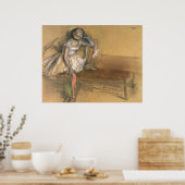 Edgar Degas Coryphee Resting Poster (Küche)