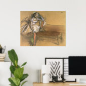 Edgar Degas Coryphee Resting Poster (Heimbüro)