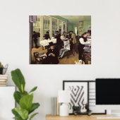 Edgar Degas Cotton Market in New Orleans Poster (Heimbüro)