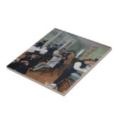 Edgar Degas - Cotton Office in New Orleans Fliese (Seite)