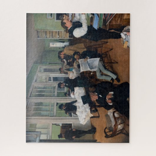 Edgar Degas - Cotton Office in New Orleans Puzzle (Vertikal)