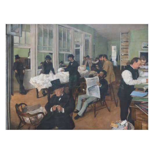 Edgar Degas - Cotton Office in New Orleans Tischdecke (Vorderseite (Horizontal))