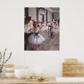 Edgar Degas - Dance Class 1875 Oil Leinwand Dancer Poster (Küche)