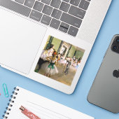 Edgar Degas Dance Class Aufkleber (Laptop mit iPhone)