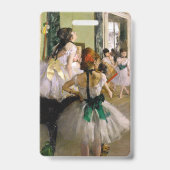 Edgar Degas Dance Class Ausweis (Rückseite)
