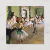 Edgar Degas Dance Class Begleitkarte (Vorderseite)