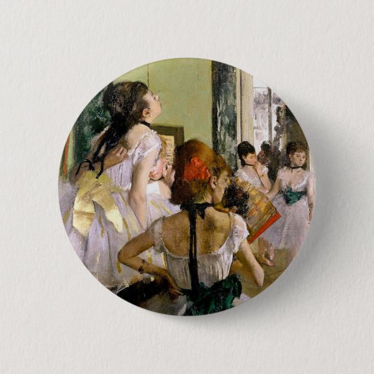 Edgar Degas Dance Class Button (Vorderseite)