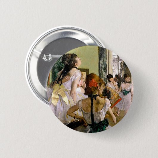 Edgar Degas Dance Class Button (Vorne & Hinten)