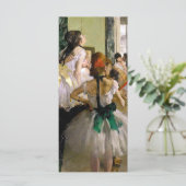 Edgar Degas Dance Class Card (Stehend Vorderseite)