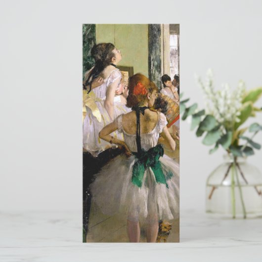 Edgar Degas Dance Class Card (Stehend Vorderseite)