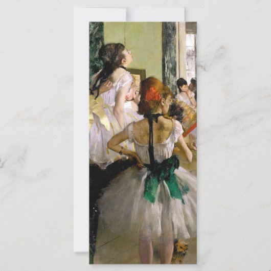 Edgar Degas Dance Class Card (Vorderseite)