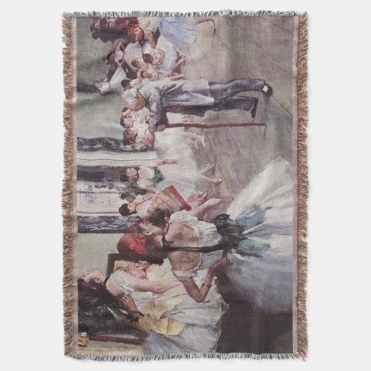 Edgar Degas Dance Class Decke (Vorderseite Vertikal)
