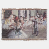 Edgar Degas Dance Class Decke (Vorderseite)