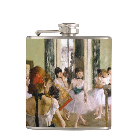 Edgar Degas Dance Class Flachmann (Vorderseite)