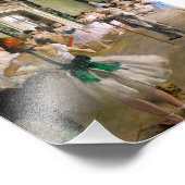 Edgar Degas Dance Class Fotodruck (Ecke)