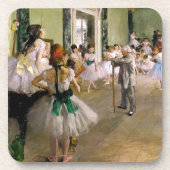 Edgar Degas Dance Class Getränkeuntersetzer (Vorderseite)