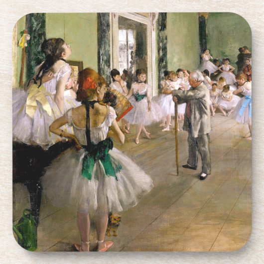 Edgar Degas Dance Class Getränkeuntersetzer (Vorderseite)