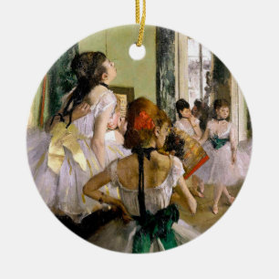 Edgar Degas Dance Class Keramik Ornament