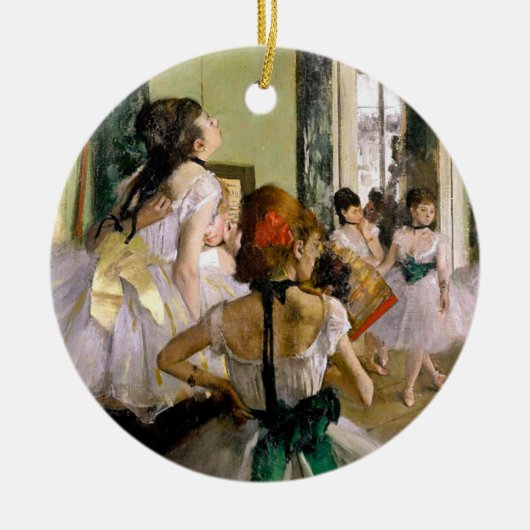 Edgar Degas Dance Class Keramik Ornament (Vorne)