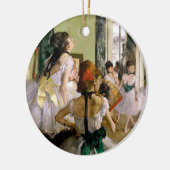 Edgar Degas Dance Class Keramik Ornament (Links)