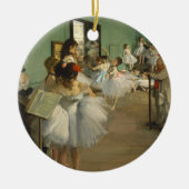 Edgar Degas Dance Class Keramik Ornament (Vorne)