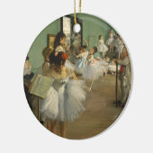 Edgar Degas Dance Class Keramik Ornament (Links)