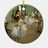 Edgar Degas Dance Class Keramik Ornament (Hinten)