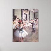 Edgar Degas Dance Class Leinwanddruck (Vorderseite)
