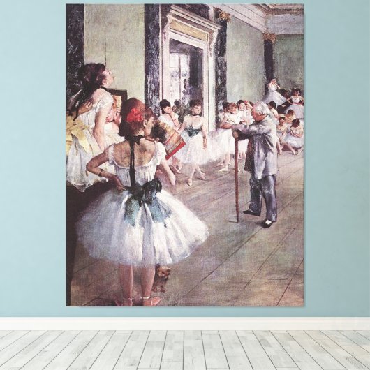 Edgar Degas Dance Class Leinwanddruck (Insitu (Holzboden))