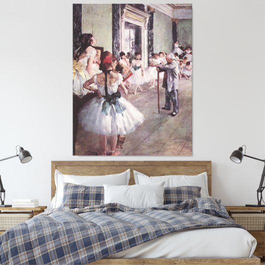 Edgar Degas Dance Class Leinwanddruck (Insitu (Schlafzimmer))
